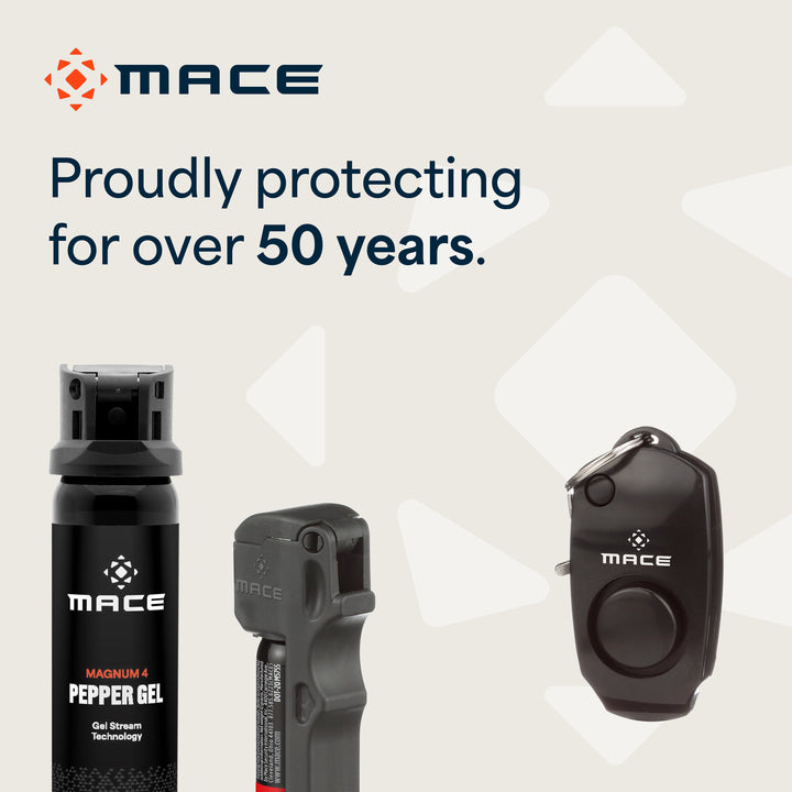 Mace Pepper Spray and Personal Alarm Combo Kit - Black