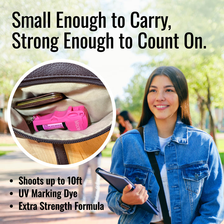 Mace Pepper Spray and Personal Alarm Combo Kit - Pink
