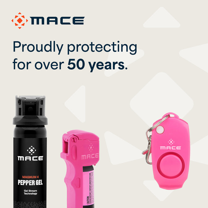 Mace Pepper Spray and Personal Alarm Combo Kit - Pink