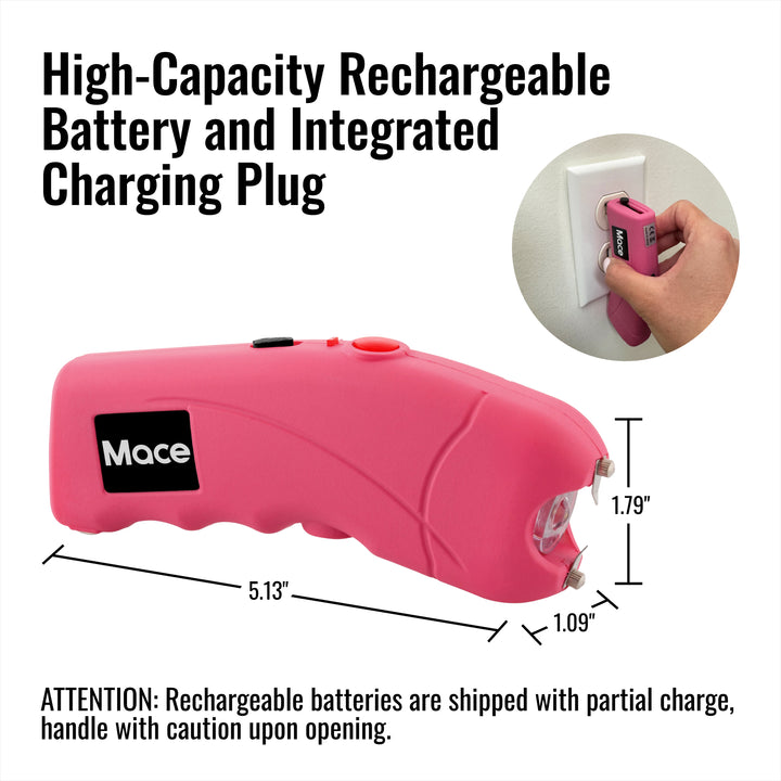 Ergo Stun Device with Bright LED - Pink