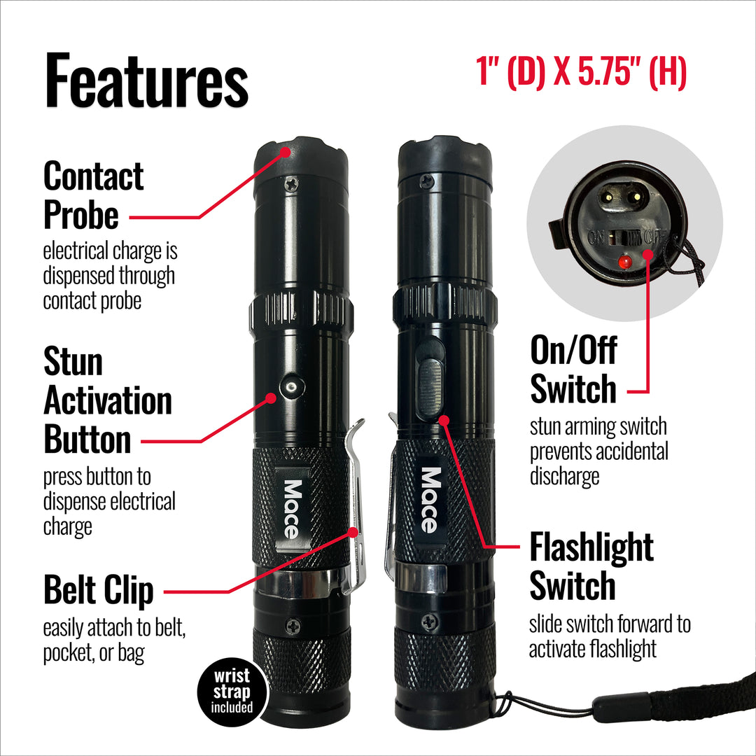 Compact Stun Gun Flashlight