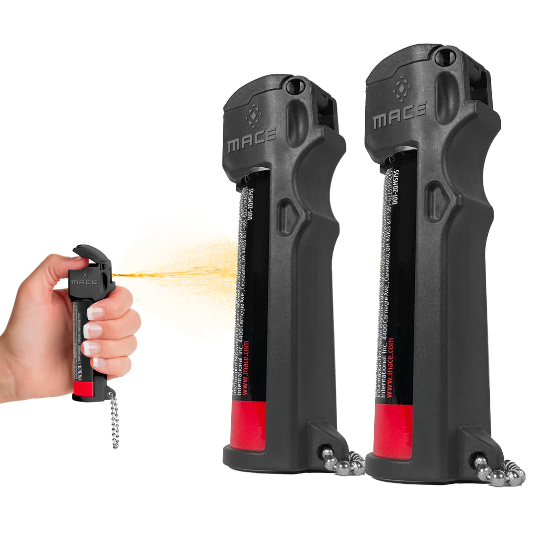 Mace 2 Pack Pepper Spray - Black