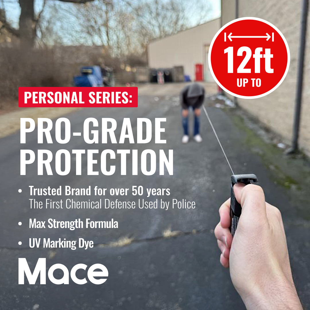 Mace 2 Pack Pepper Spray - Black