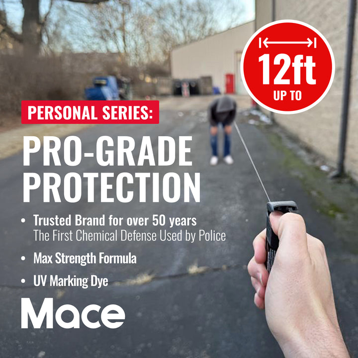 Mace 2 Pack Pepper Spray - Black