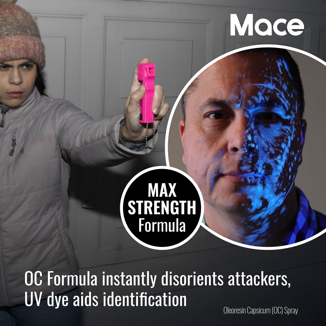 Ergo Stun Device & Personal Model Pepper Spray - Pink