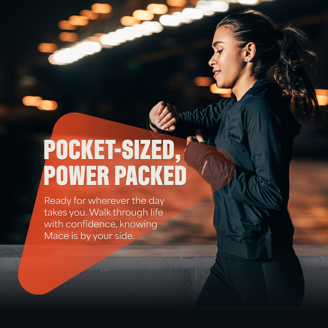 Mace Ergo Stun Gun with LED & Personal Model Pepper Spray - Pink