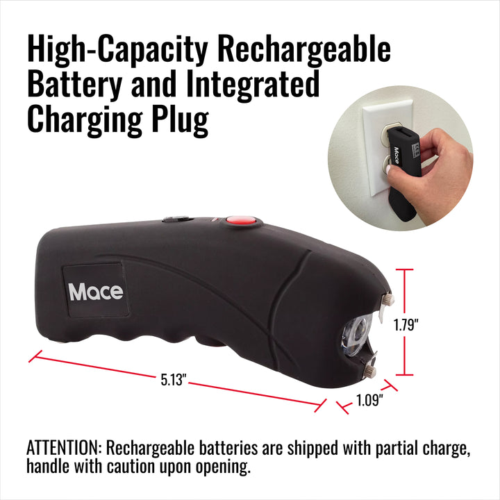 Ergo Stun Device & Personal Model Pepper Spray - Black