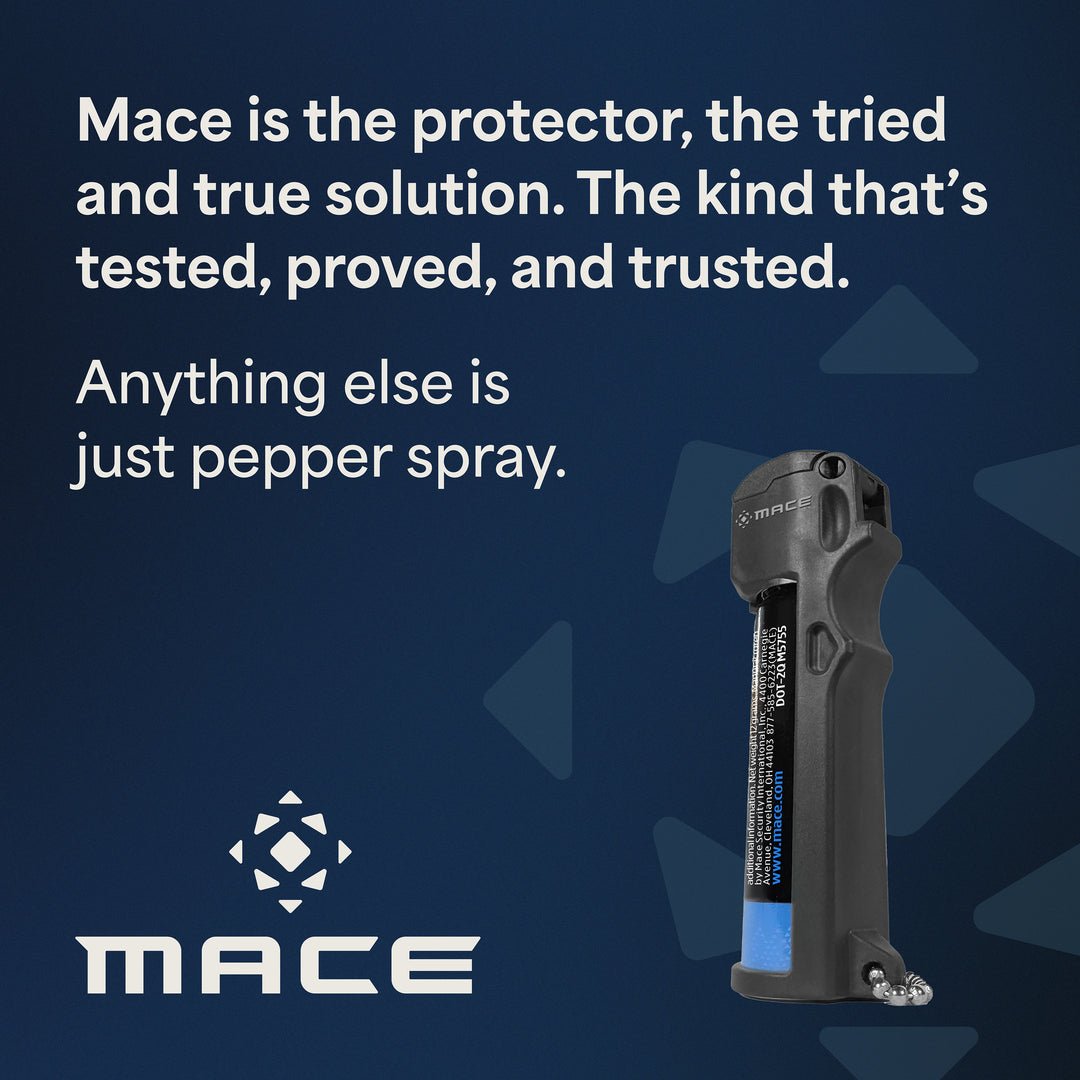 Mace 2 Pack 3-in-1 Flip Top Pepper Spray - Black