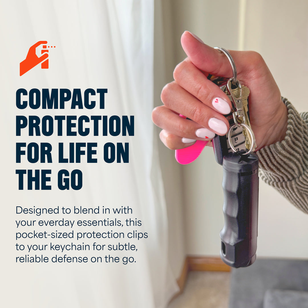 Mace Ergo Stun Gun & Hard Case Pepper Spray - Black