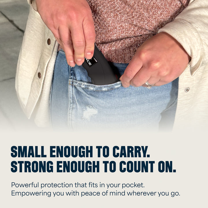 Mace Ergo Stun Gun & Hard Case Pepper Spray - Black