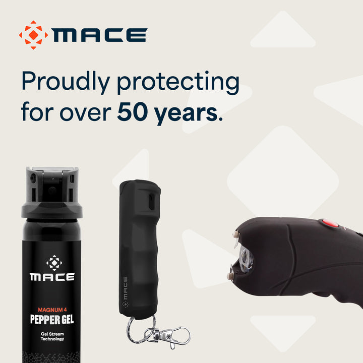 Mace Ergo Stun Gun & Hard Case Pepper Spray - Black