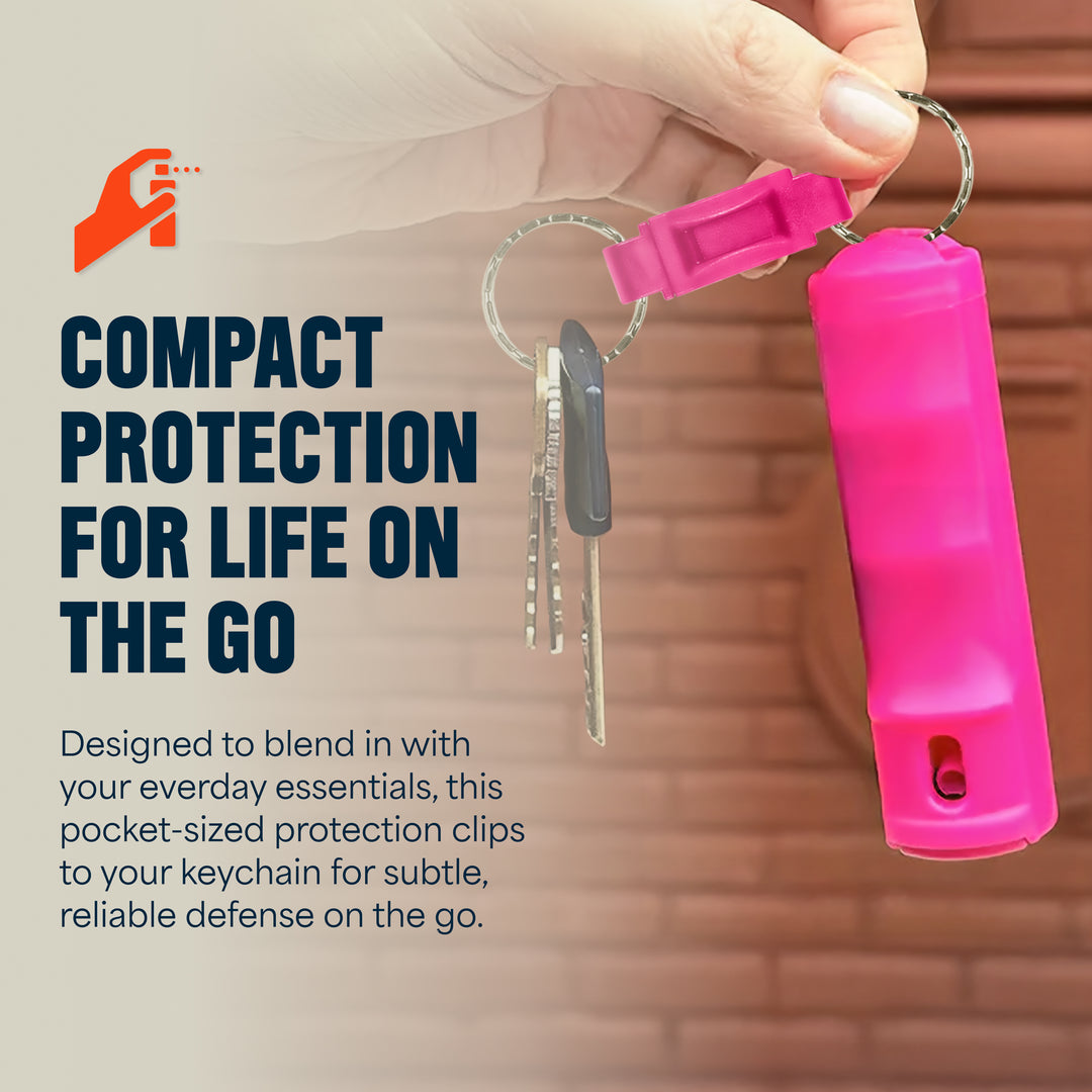 Mace Ergo Stun Gun & Hard Case Pepper Spray - Pink