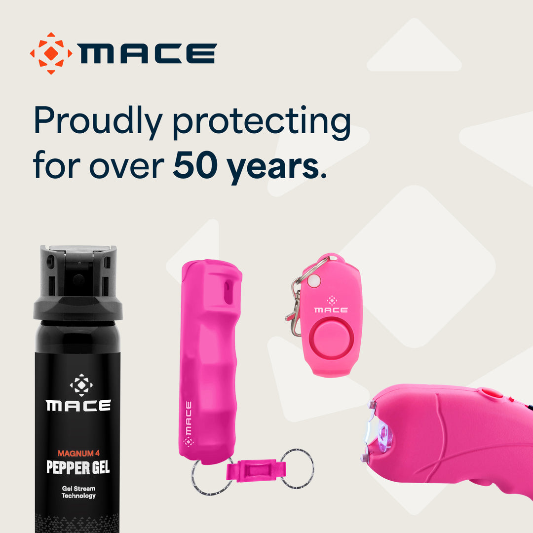 Mace Ergo Stun Gun & Hard Case Pepper Spray - Pink