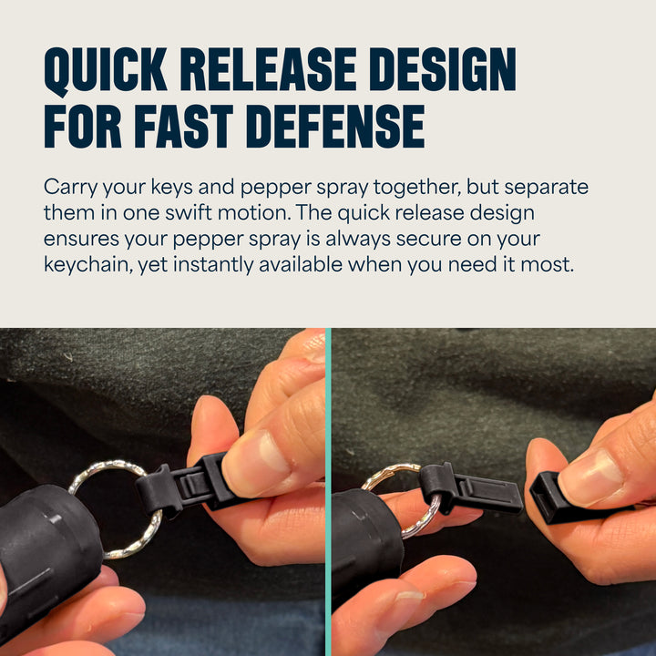 Mace Ergo Stun Gun, Alarm, & Compact Hard Case Pepper Spray - Black