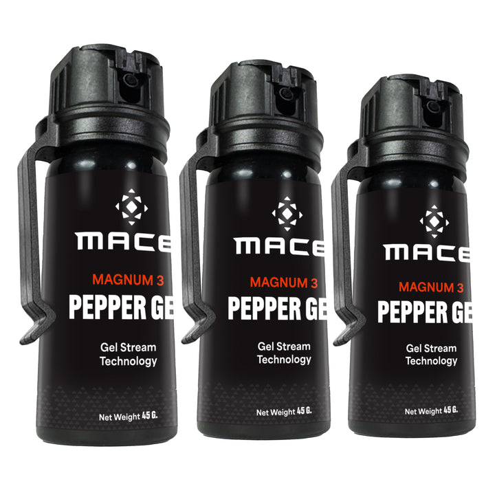 Mace Magnum 3 Flip Top Pepper Gel - 3 Pack