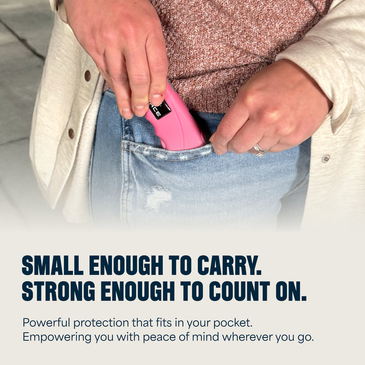 Mace Ergo Stun Gun, Alarm, & Hard Case Pepper Spray - Pink