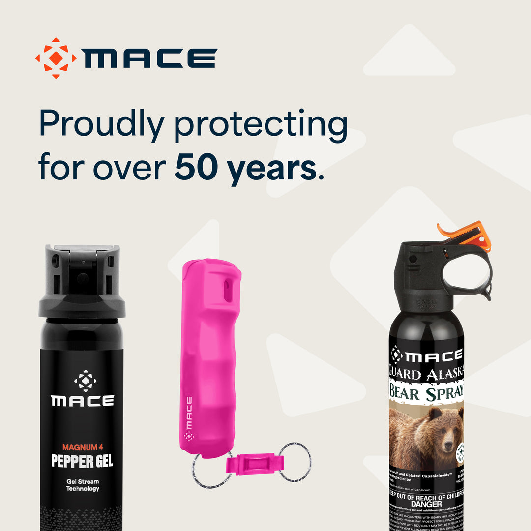 Quick Release Compact Hard Case Pepper Spray 2 Pack - Pink