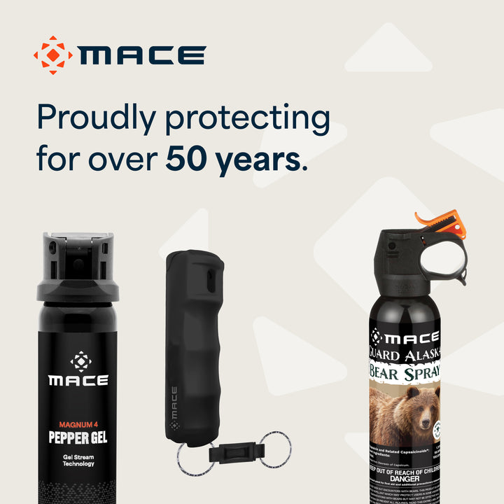 Quick Release Compact Hard Case Pepper Spray - Black