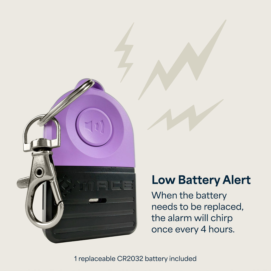 Mace Personal Safety Alarm 130db - Lilac