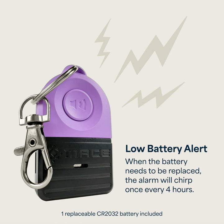 Mace Personal Safety Alarm 130db - Lilac