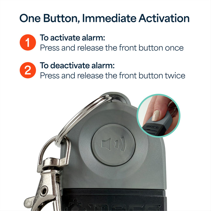 Mace Personal Safety Alarm 130db - Black