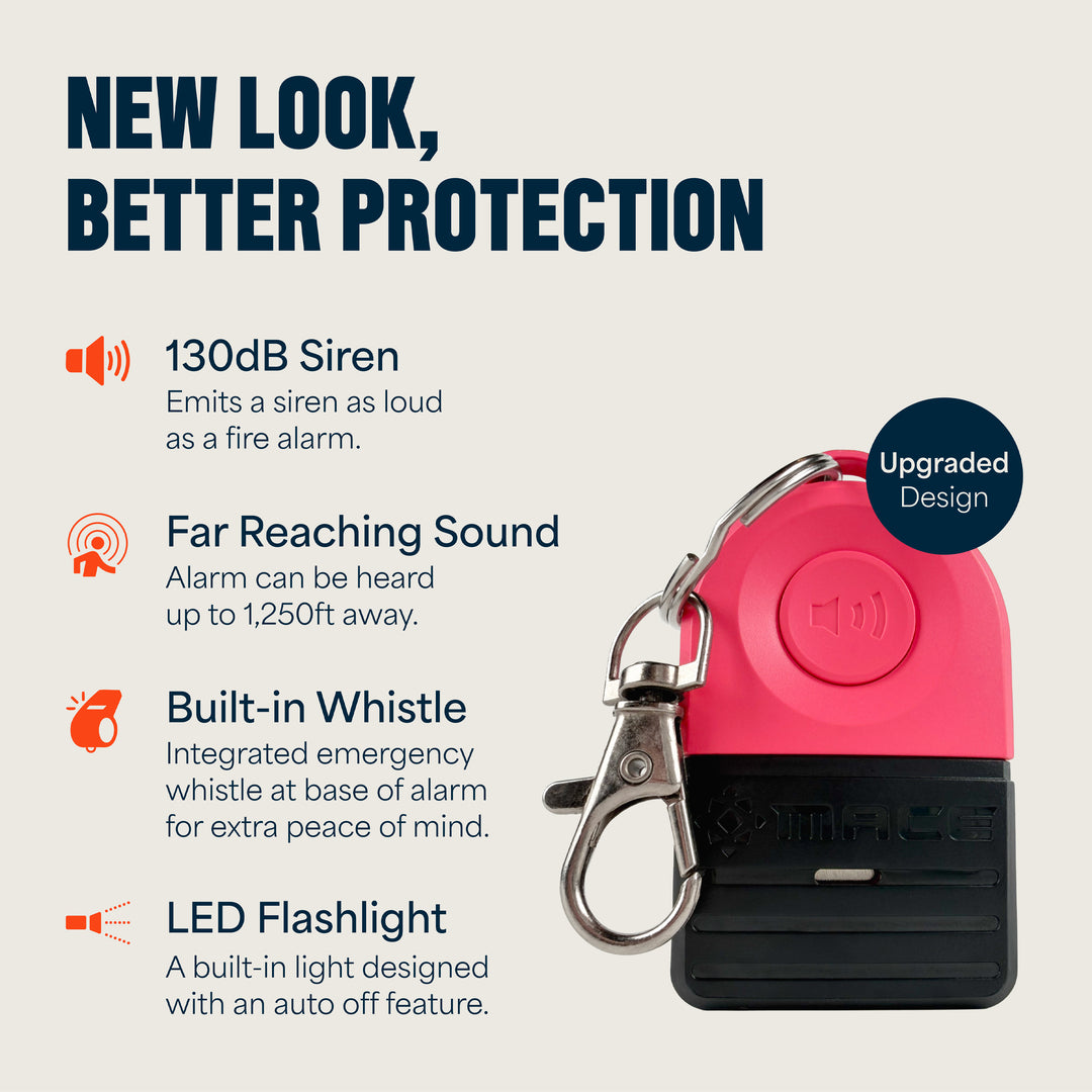 Mace Personal Safety Alarm 130db - Pink