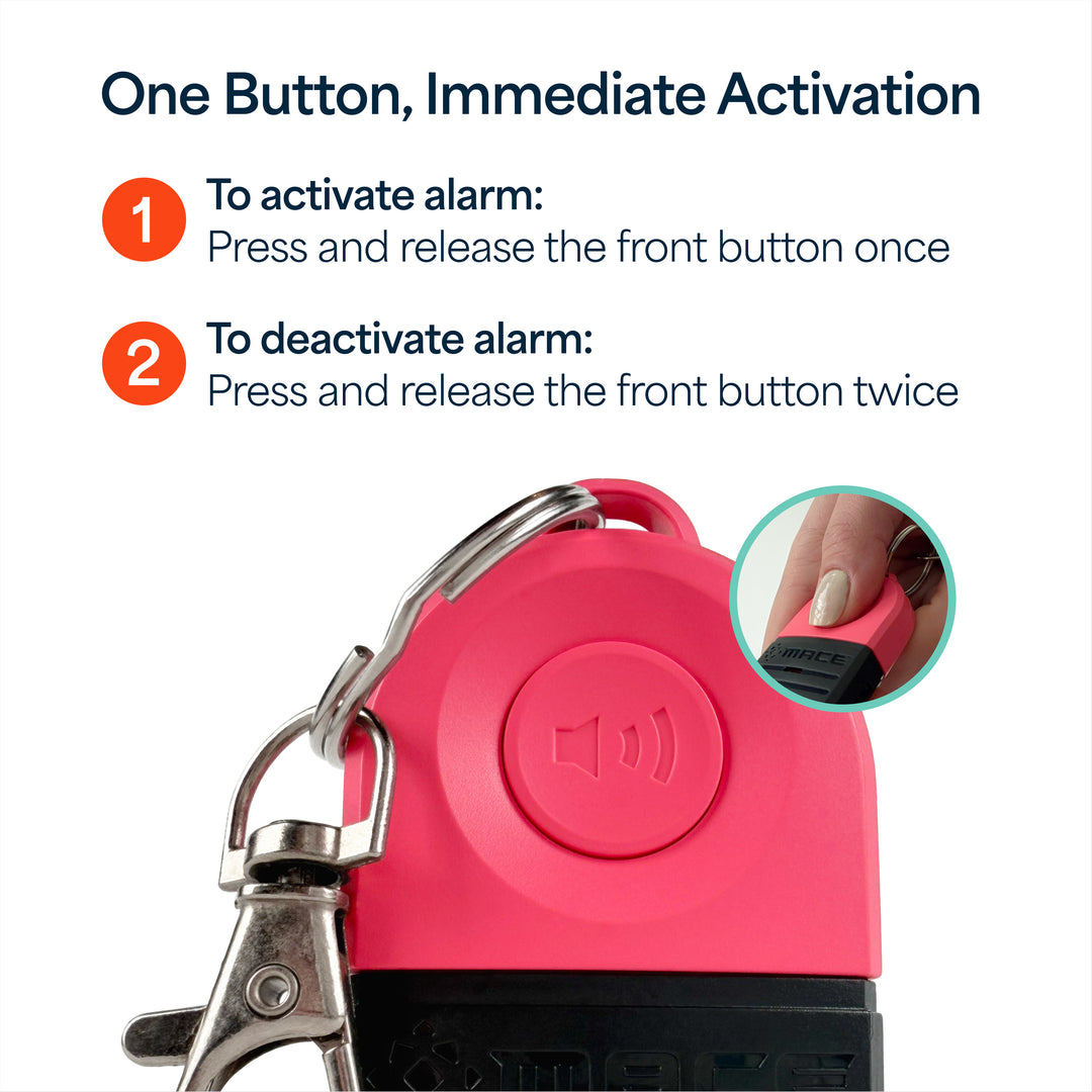 Mace Personal Safety Alarm 130db - Pink