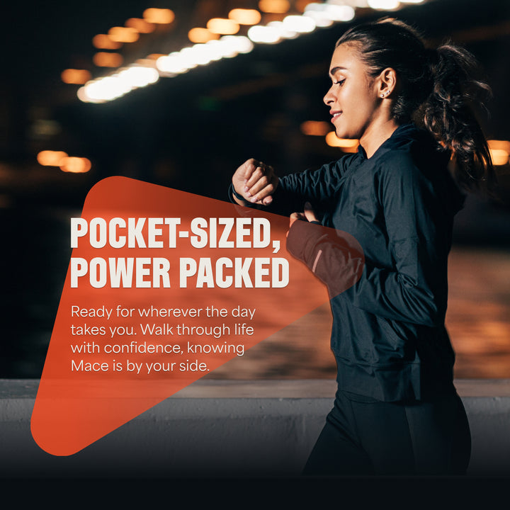 Mace Flip Top Compact Hard Case Pepper Spray - Black