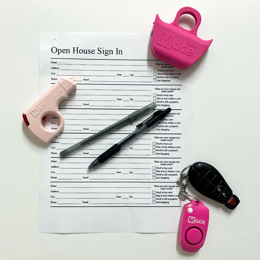 Pink Real Estate Agent Safety Kit