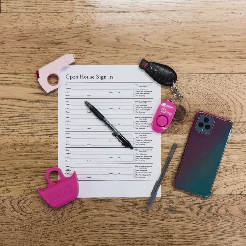 Load and play video in Gallery viewer, Pink Real Estate Agent Safety Kit
