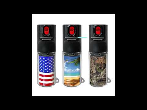 Chameleon Pepper Spray - Includes 3 Interchangeable Designs