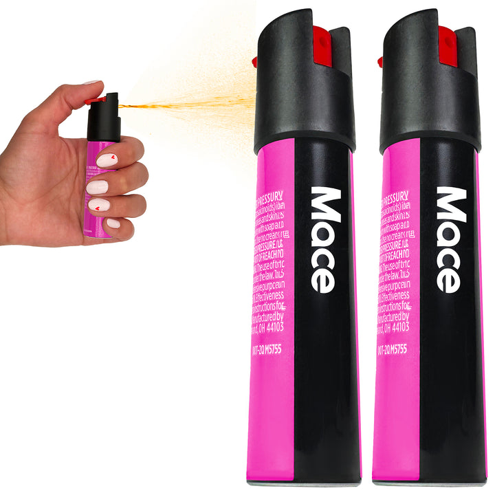 Mace 2 Pack Twist Lock Pepper Spray - Pink