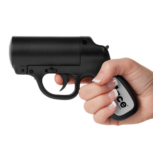 Mace pepper spray gun, ideal home and vehicle defense, Black