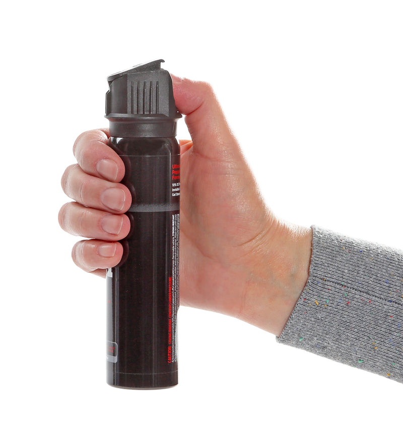 Load image into Gallery viewer, Non-lethal home defense Mace pepper spray gel large size,  18 ft range, Made in the USA
