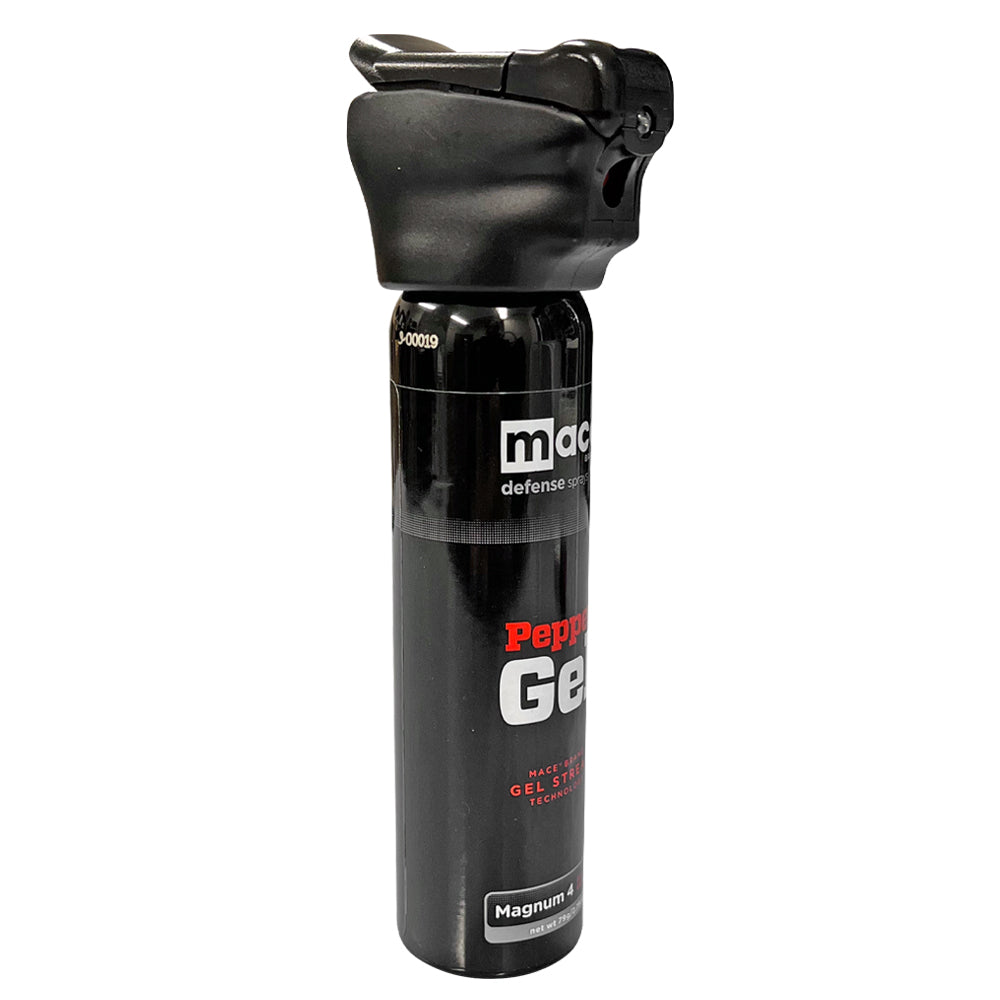 Non-lethal home defense LED equipped 2.79 oz. Mace pepper spray gel, 18 ft range, Made in the USA
