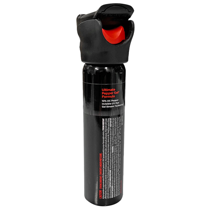 Non-lethal home defense LED equipped 2.79 oz. Mace pepper spray gel, 18 ft range, Made in the USA