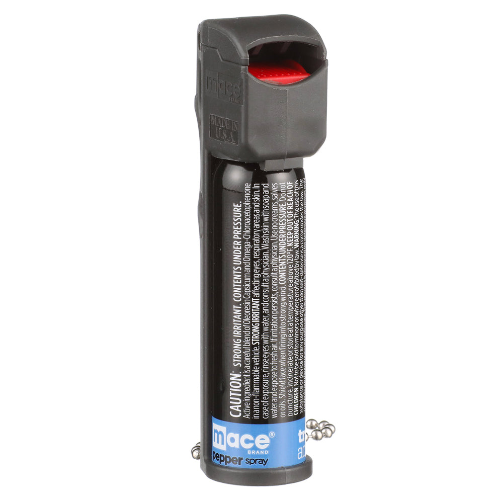 3-IN-1 Tear Gas Enhanced Mace Pepper Spray, ideal self defense keychain for women, 12 ft range, Made in the USA