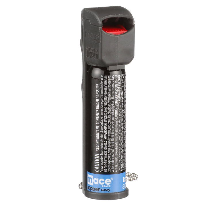 3-IN-1 Tear Gas Enhanced Mace Pepper Spray, ideal self defense keychain for women, 12 ft range, Made in the USA