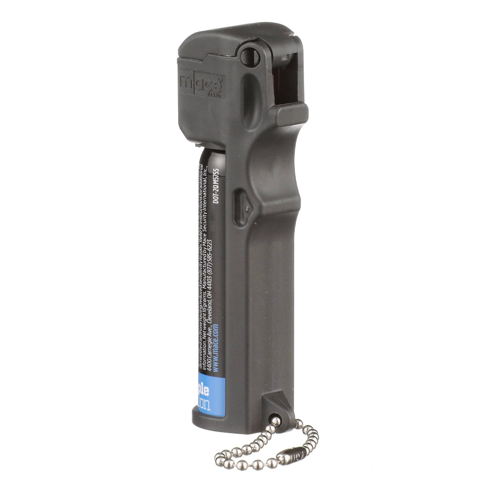 3-IN-1 Tear Gas Enhanced Mace Pepper Spray, ideal self defense keychain for women, 12 ft range, Made in the USA