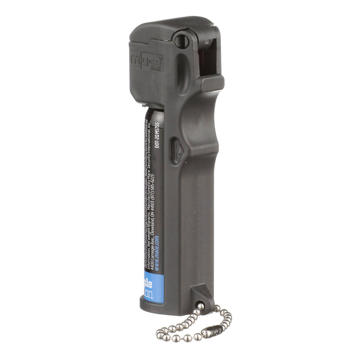 3-IN-1 Tear Gas Enhanced Mace Pepper Spray, ideal self defense keychain for women, 12 ft range, Made in the USA