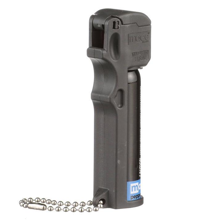 3-IN-1 Tear Gas Enhanced Mace Pepper Spray, ideal self defense keychain for women, 12 ft range, Made in the USA