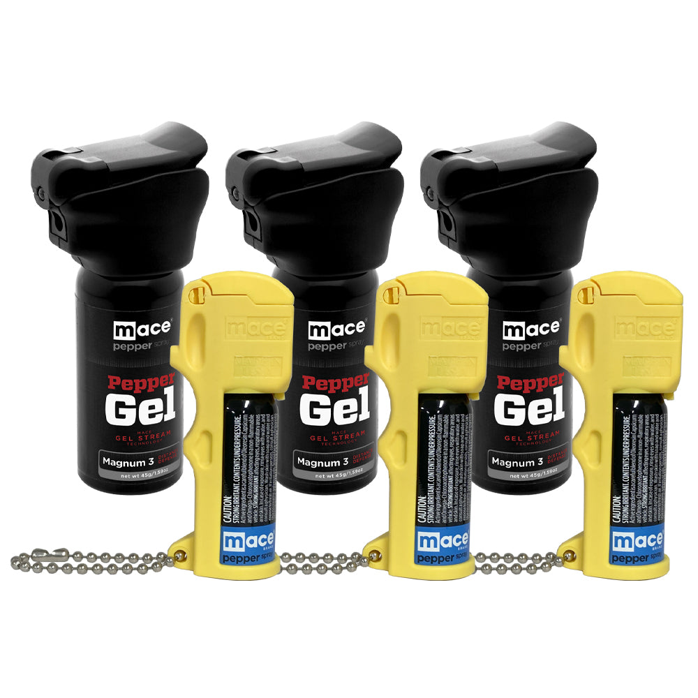 Pepper Spray Equipped with Tear Gas and UV Marking Dye Triple Action