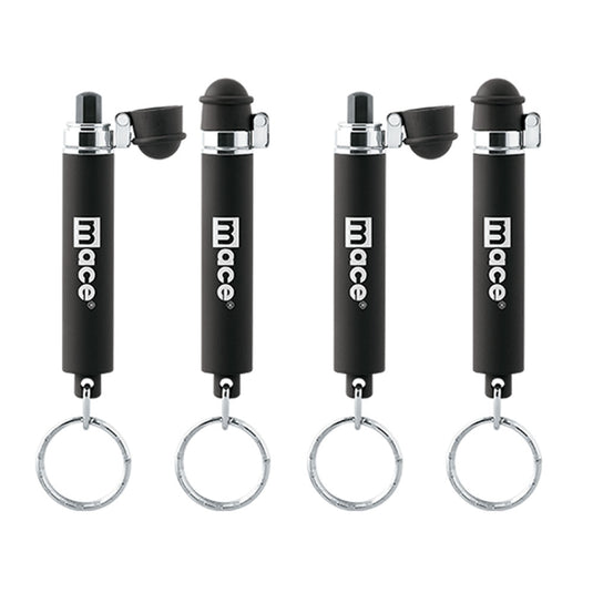4 Black Mace® KeyGuard Mini Pepper Spray