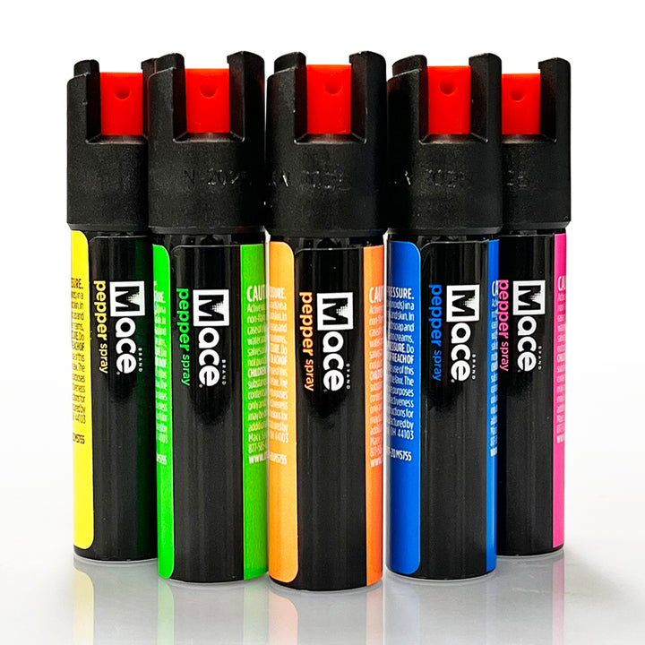 Full Size Twist Lock Pepper Spray - Available in Red, Pink, Yellow, Blue, Orange and Green