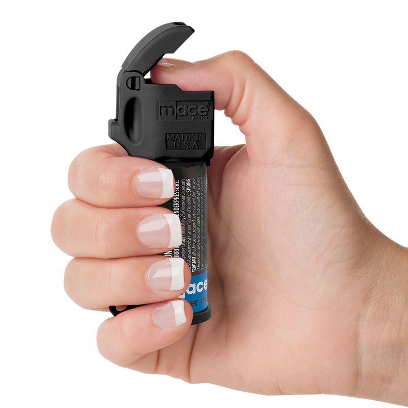 Load image into Gallery viewer, Tear Gas Enhanced Mace Pepper Spray, ideal self defense keychain for women, 10 ft range, Made in the USA

