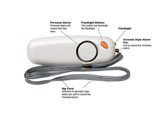 Vigilant Grey Personal Alarm